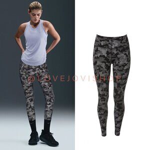 Athleisure | Spyder Black White Print Camo Leggings | High Waist | Winter Layers